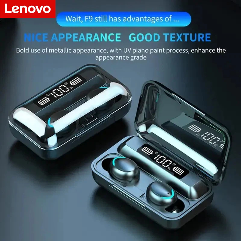 Usb C Earphone - Lenovo F9 Bluetooth Kabellose Kopfhörer -