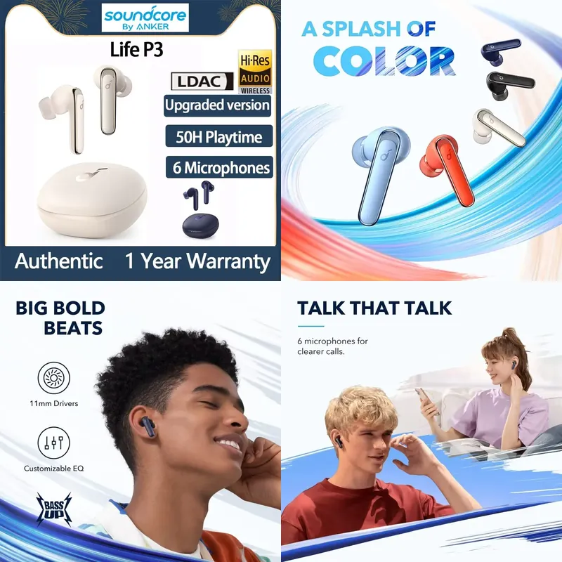 Wireless Earbuds Tws - Marke: Anker Life P3 Ohrhörer, Bluetooth