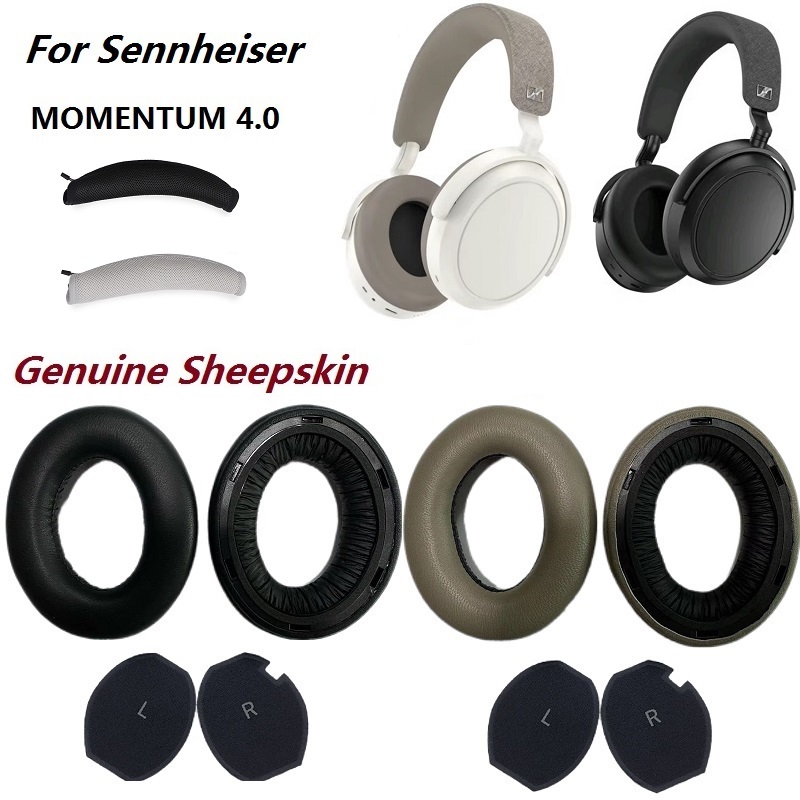 Sennheiser Headphone Momentum 4 - Ohrpolster aus echtem Schaffell für Sennheiser